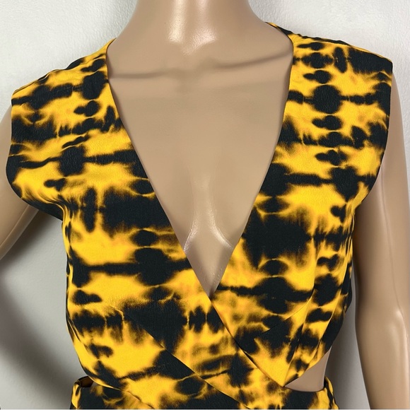 NEW PROENZA SCHOULER REVOLVE YELLOW TIE-DYE MAXI DRESS - Picture 3 of 9